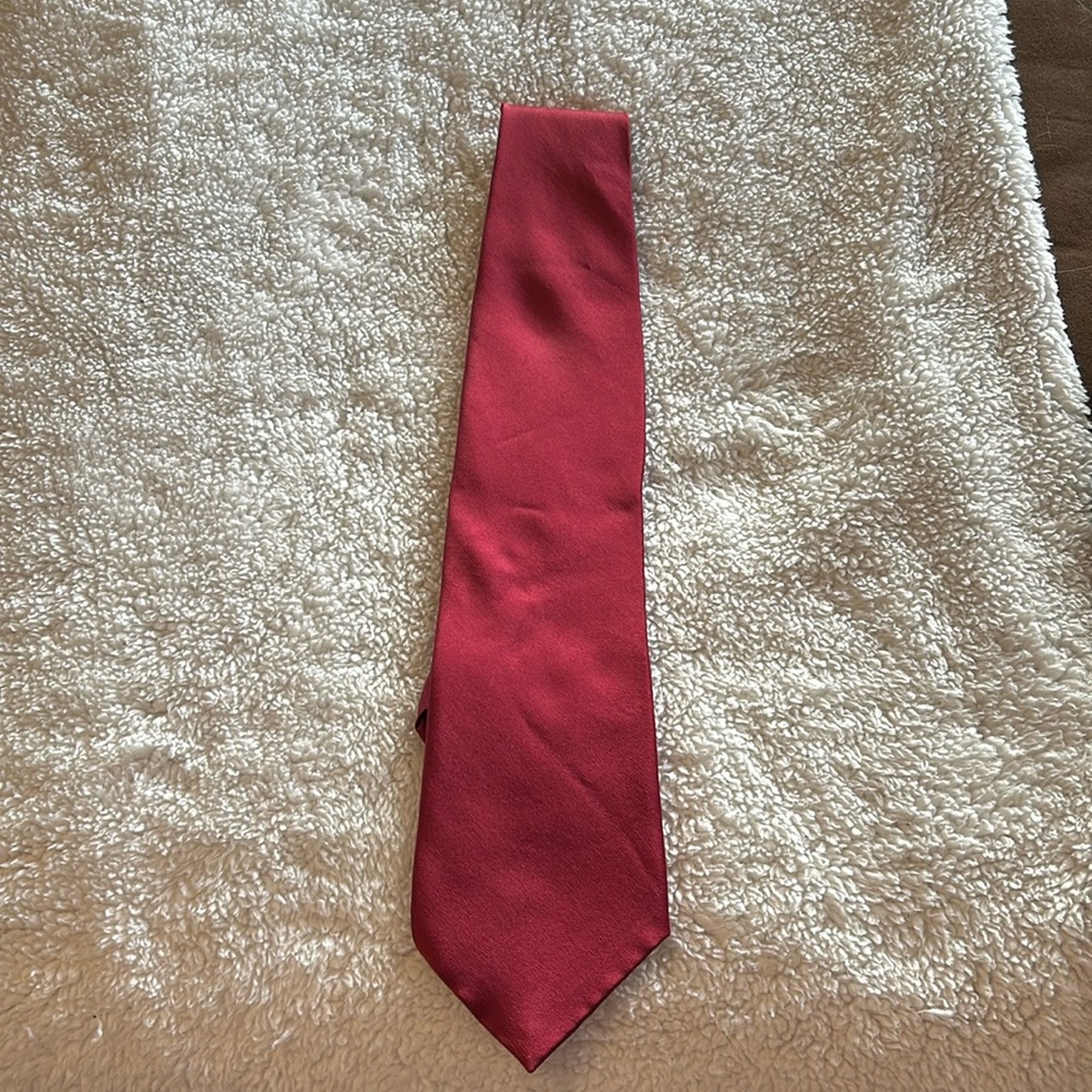 Men's Silk Tie Burgundy